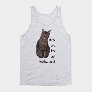 Awkward Kitty Tank Top